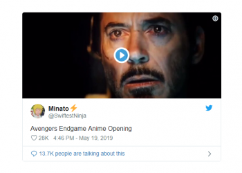 Fã  cria abertura de anime para Vingadores Ultimato