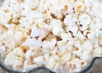 Pipoca de microondas sem conservantes e corantes