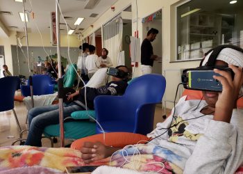 Empresário usa a realidade virtual para auxiliar no tratamento de crianças com câncer