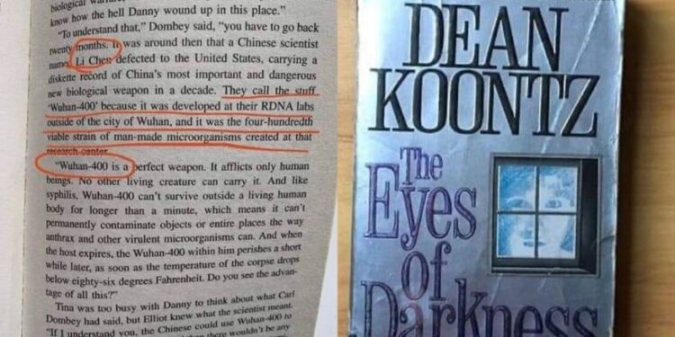 Ficção polêmica ‘The Eyes of Darkness’ que menciona vírus criado em Wuhan chega ao Brasil