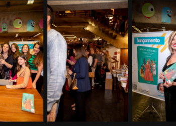 Lançamento de livro de Andréia Dias lota livraria em São Paulo