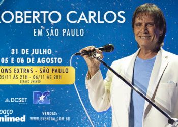 Roberto Carlos terá mais duas datas extras no Espaço Unimed