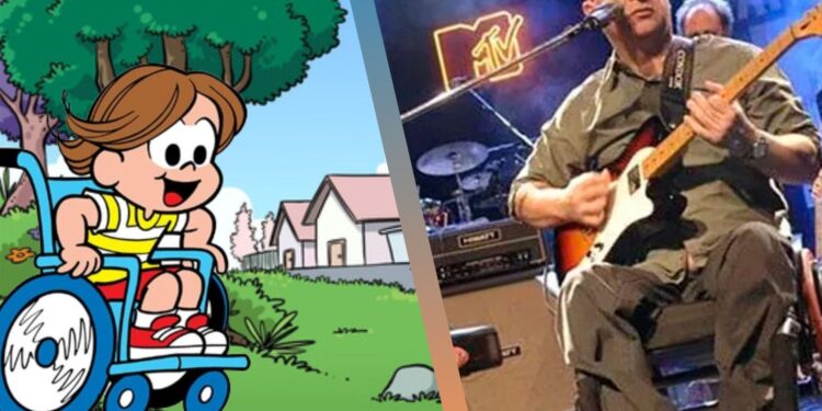 Você sabia? Herbert Vianna é inspiração de personagem cadeirante nos quadrinhos de Mauricio de Sousa