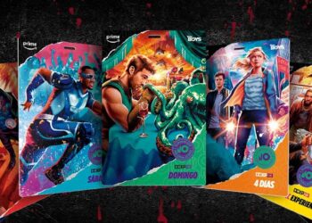 CCXP23 Surpreende Fãs com Credenciais Explosivas Inspiradas em ‘The Boys’, Série Original Amazon