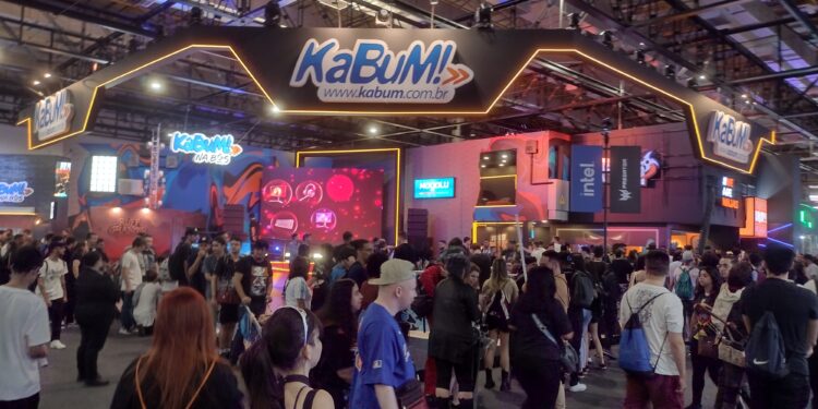 Acessibilidade: Stande da Kabum na Brasil Game Show 2023