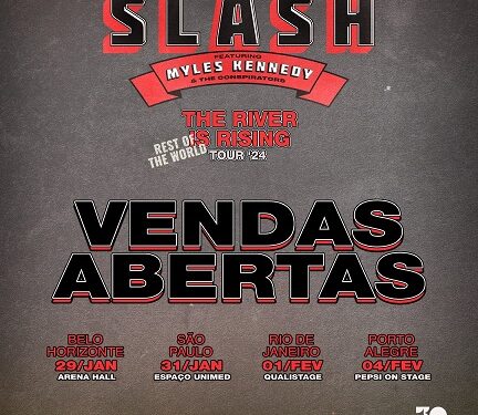 Slash feat Myles Kennedy & The Conspirators: Ingressos à Venda para Shows Imperdíveis no Brasil
