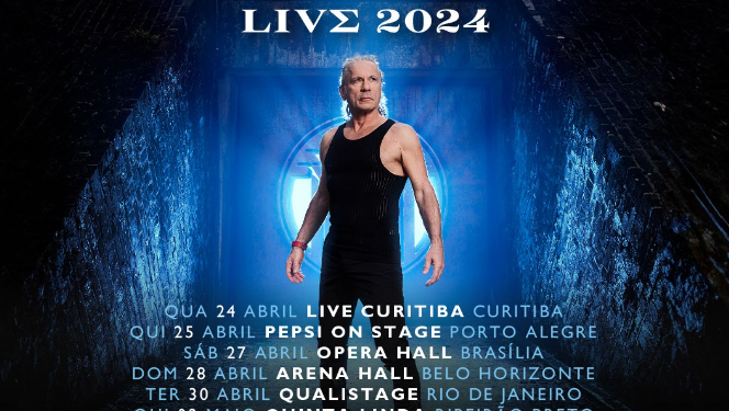 Bruce Dickinson Anuncia Turnê Mundial “The Mandrake Project” no Brasil