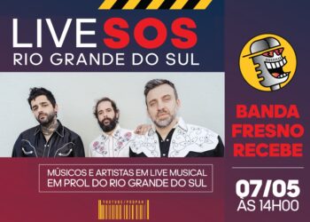 Fresno e Podpah se unem em live solidária para apoiar vítimas de enchentes no Rio Grande do Sul