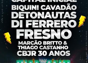 Rock Festival Nova Iguaçu traz Capital Inicial, Biquíni e outros ícones do rock nacional em noite histórica