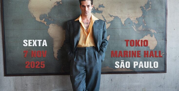 Damiano David anuncia turnê solo mundial com show único no Brasil em 2025