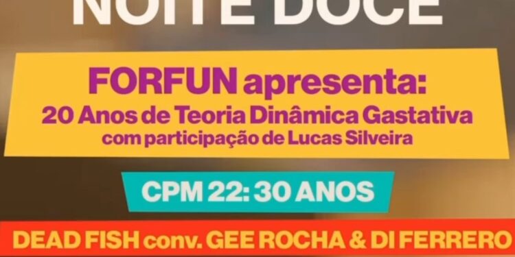 Venda Aberta para a “Noite Doce”: Forfun Celebra 20 Anos de “Teoria Dinâmica Gastativa” em Show Único!