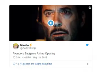 Fã  cria abertura de anime para Vingadores Ultimato