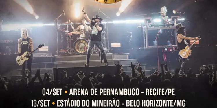 Guns N’ Roses: Datas e venda de ingressos