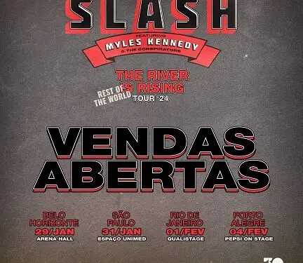 Slash feat Myles Kennedy & The Conspirators: Ingressos à Venda para Shows Imperdíveis no Brasil