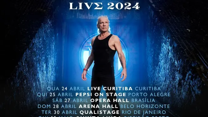 Bruce Dickinson Anuncia Turnê Mundial “The Mandrake Project” no Brasil
