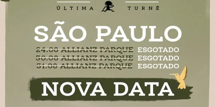 Natiruts Esgota Ingressos em São Paulo e Anuncia Nova Data no Allianz Parque