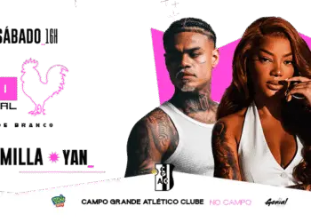 Galo Festival: Evento com Ludmilla e Cabelinho e Yan chega a 90% de Ingressos Esgotados em Campo Grande